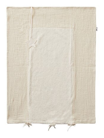 BB&CO - Coprifasciatoioo 100% cotone Mix and Match - Schiuma di latte - 60 x 80 cm