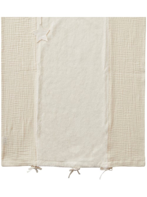 BB&CO - Coprifasciatoioo 100% cotone Mix and Match - Schiuma di latte - 60 x 80 cm - Kiabi