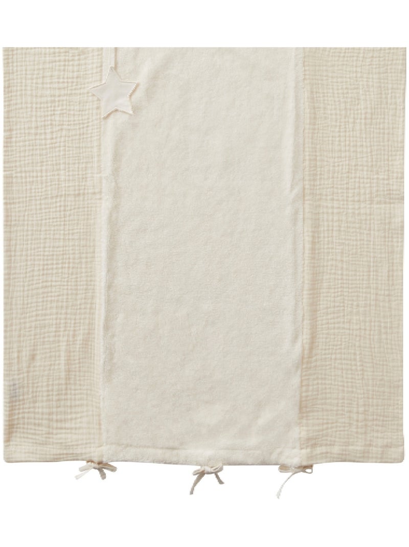 BB&CO - Coprifasciatoioo 100% cotone Mix and Match - Schiuma di latte - 60 x 80 cm Ecru - Kiabi