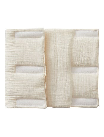 BB&CO - Paracolpi per lettino in cotone/poliestere Mix and Match 10 pezzi - Schiuma di latte
