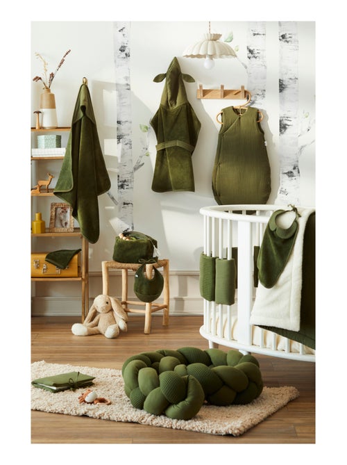 BB&CO - Treccia per culla neonato 100% cotone Mix and Match - Felce - Lunghezza 2 m circa - Kiabi