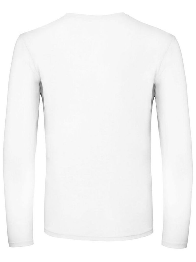 B&C #E150 Maglietta Manica Lunga Uomo Bianco - Kiabi