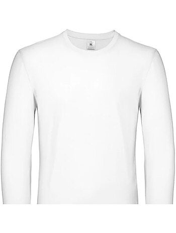 B&C #E150 Maglietta Manica Lunga Uomo