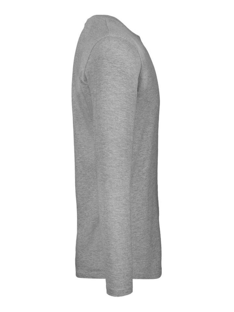 B&C #E150 Maglietta Manica Lunga Uomo Grigio - Kiabi