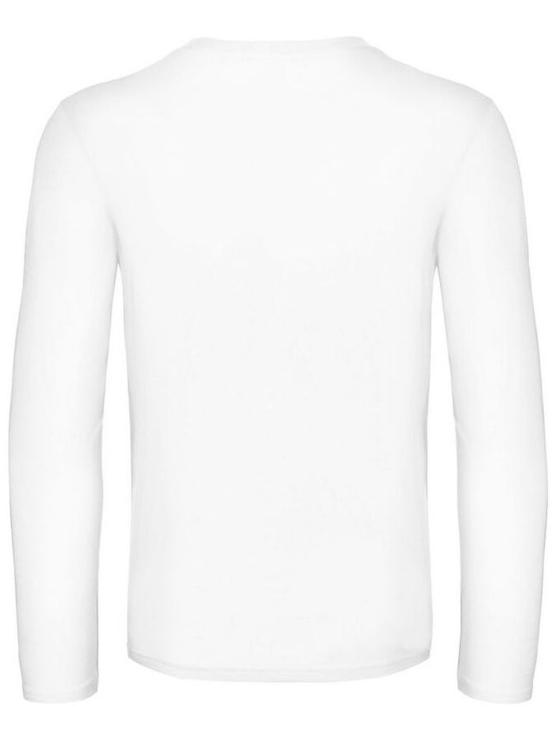 B&C #E190 Maglietta Manica Lunga Uomo Bianco - Kiabi