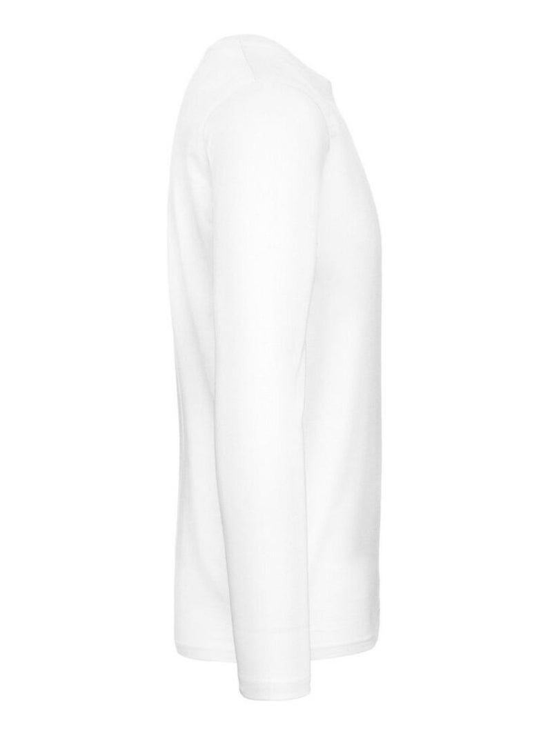 B&C #E190 Maglietta Manica Lunga Uomo Bianco - Kiabi