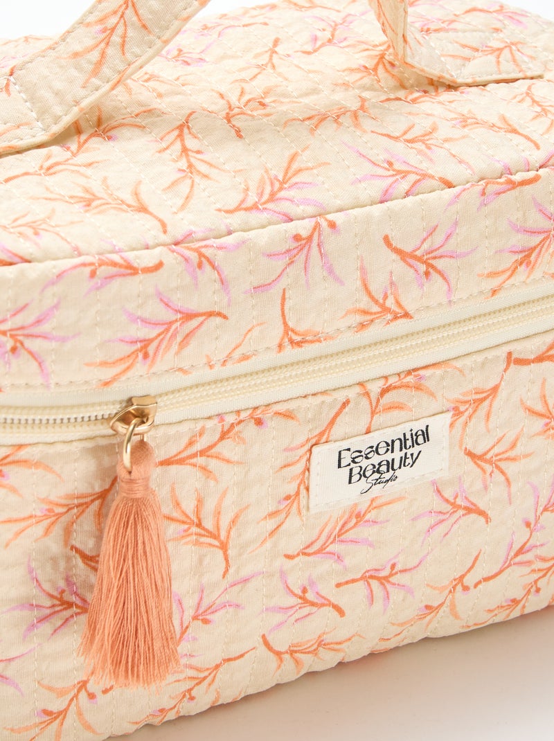 Beauty case a fantasia Bianco - Kiabi