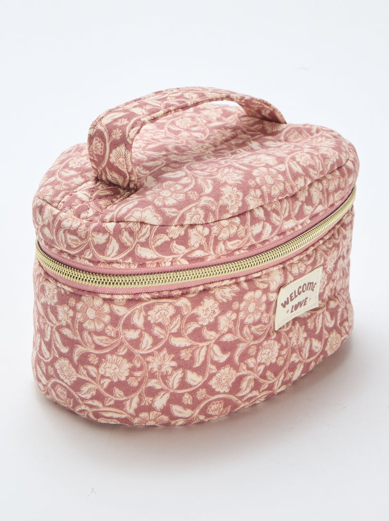 Beauty case a fantasia Rosa - Kiabi
