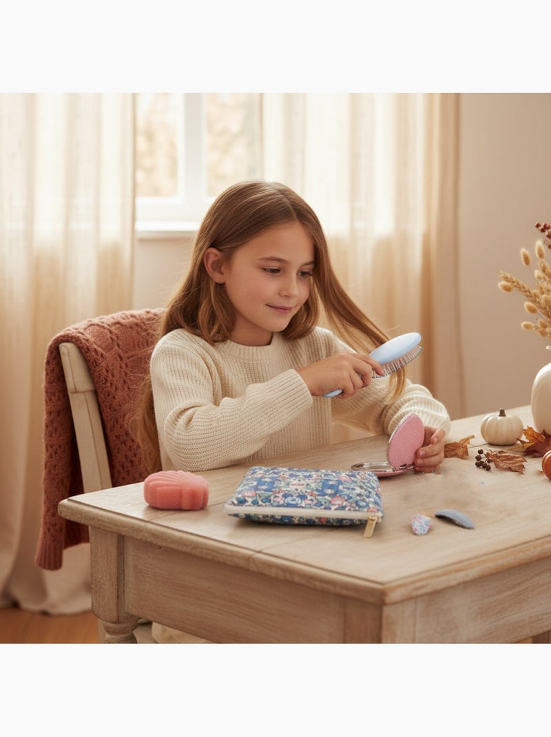 Beauty case con accessori Blu - Kiabi