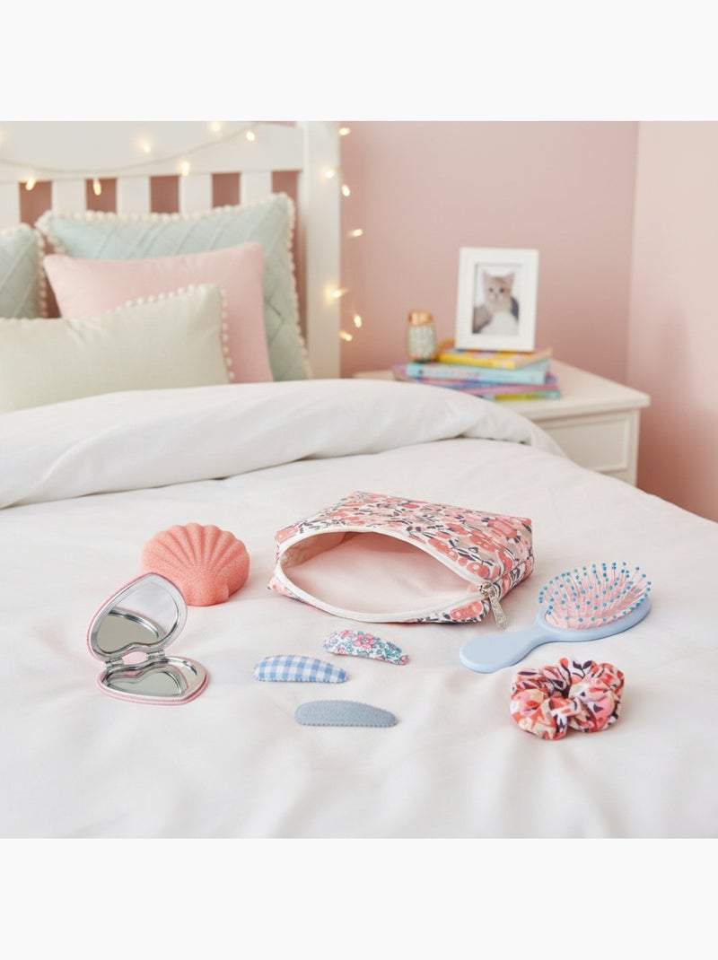 Beauty case con accessori Rosa - Kiabi