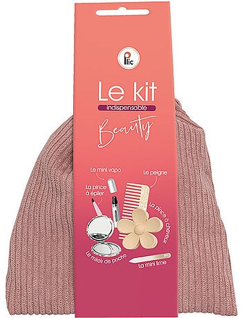 Beauty case da viaggio 6 accessori cotone