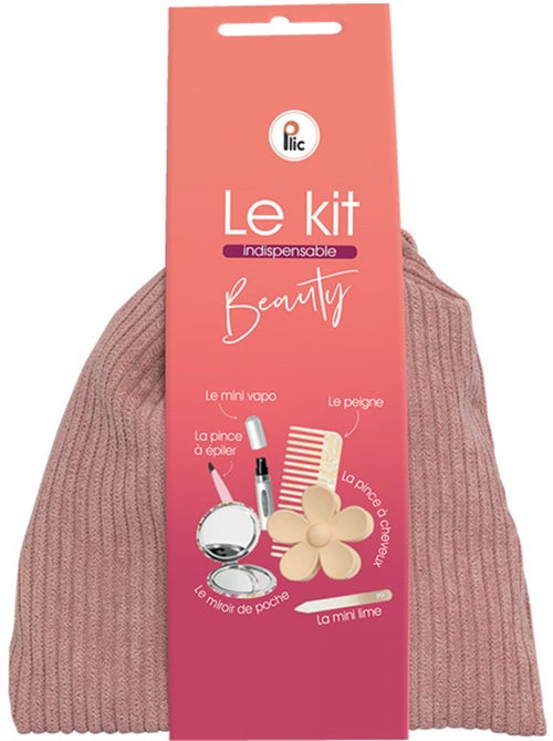 Beauty case da viaggio 6 accessori cotone - Kiabi