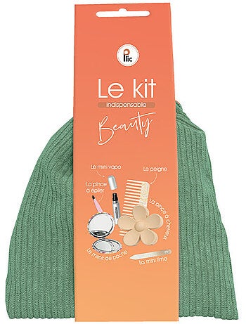 Beauty case da viaggio 6 accessori cotone