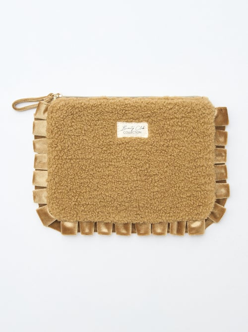 Beauty case effetto shearling - Kiabi
