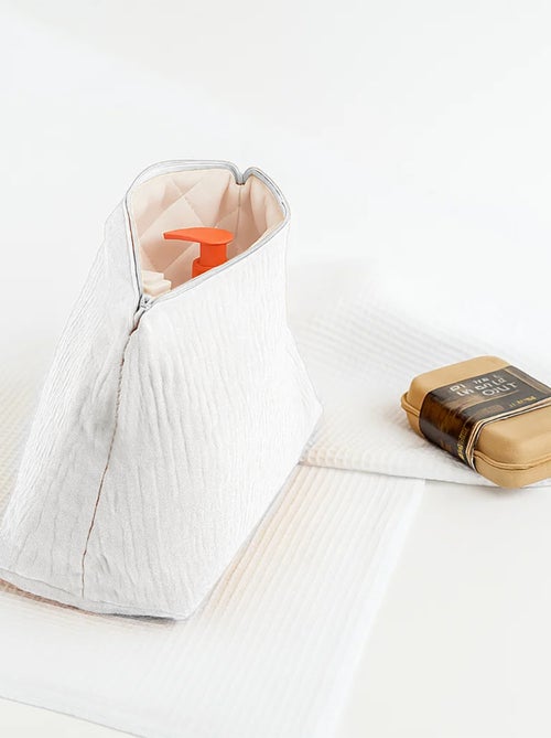 Beauty case in cotone biologico - Kiabi