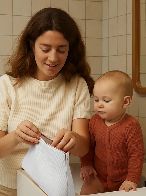 Beauty case in cotone biologico - Kiabi