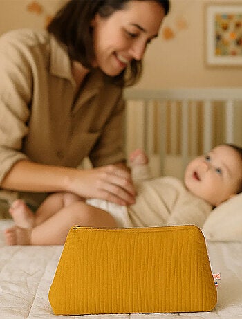 Beauty case in cotone biologico