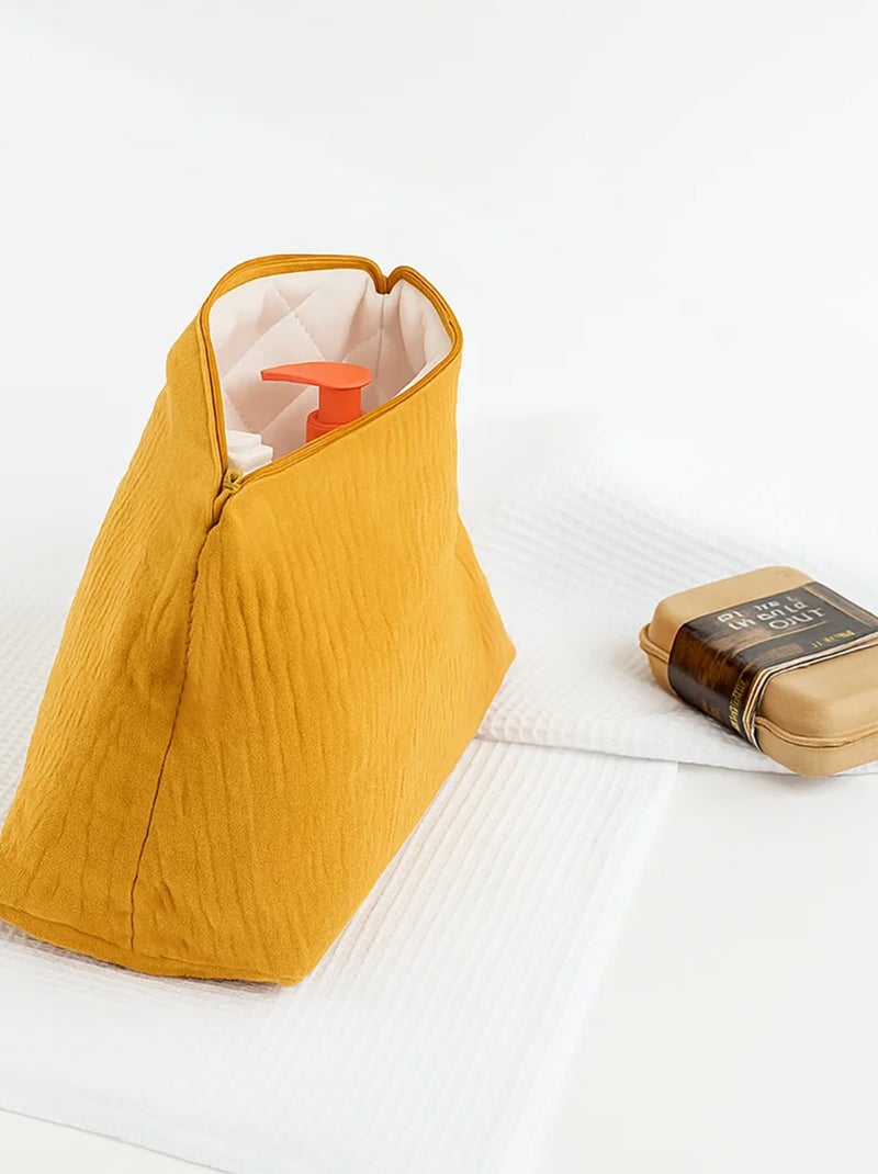 Beauty case in cotone biologico Miele - Kiabi