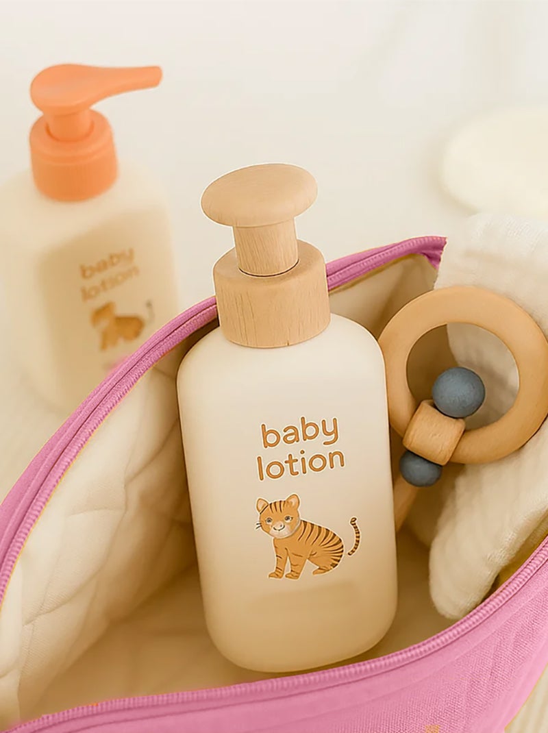 Beauty case in cotone biologico Rosa - Kiabi