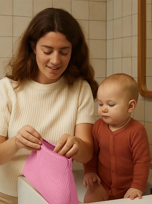 Beauty case in cotone biologico - Kiabi