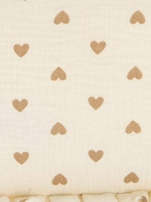 Beauty case in garza di cotone - Kiabi