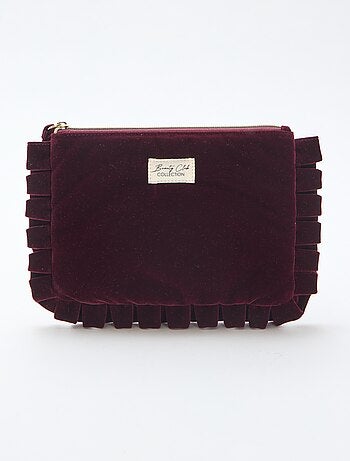 Beauty case in velluto