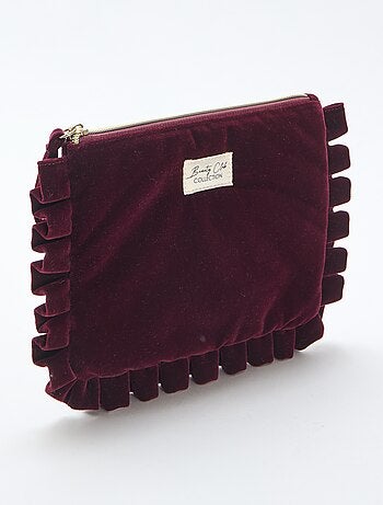 Beauty case in velluto