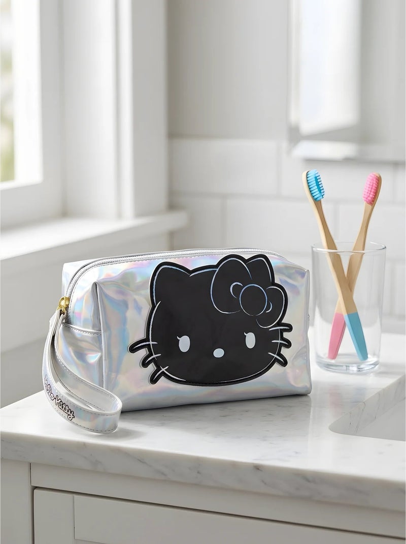 Beauty case olografico similpelle hello kitty sanrio Grigio - Kiabi