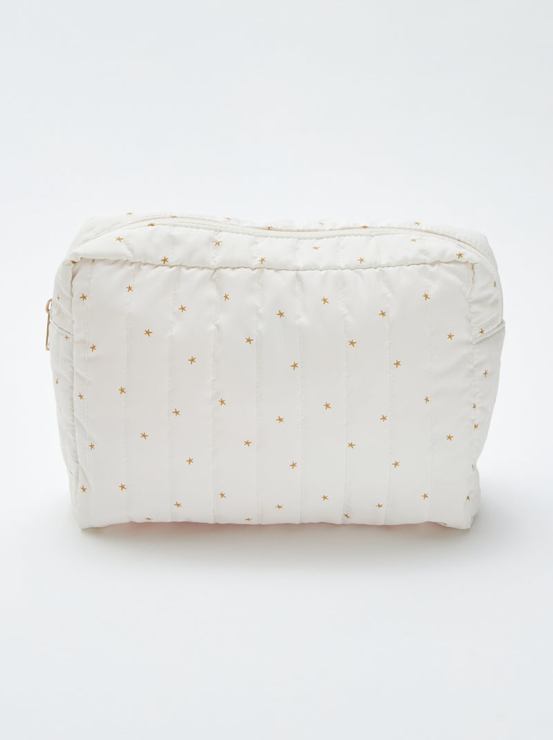 Beauty case stampato BIANCO - Kiabi