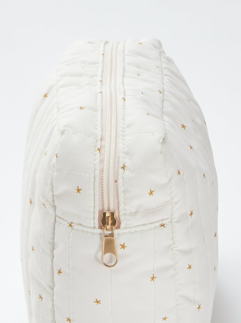 Beauty case stampato BIANCO - Kiabi