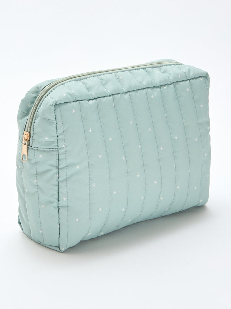Beauty case stampato Verde - Kiabi