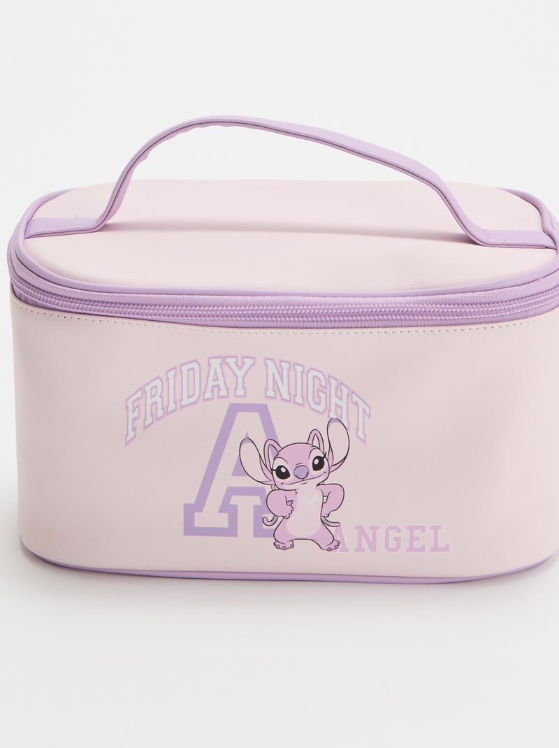 Beauty case 'Stitch' con manico Rosa - Kiabi
