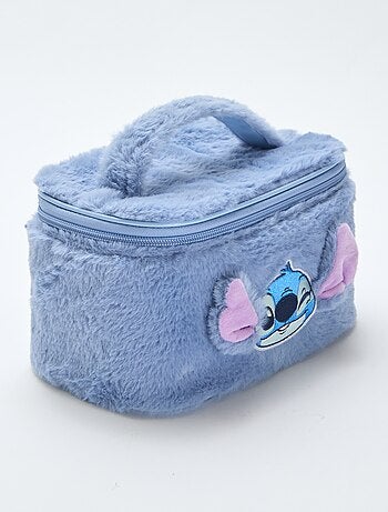 Beauty case 'Stitch' in maglia peluche