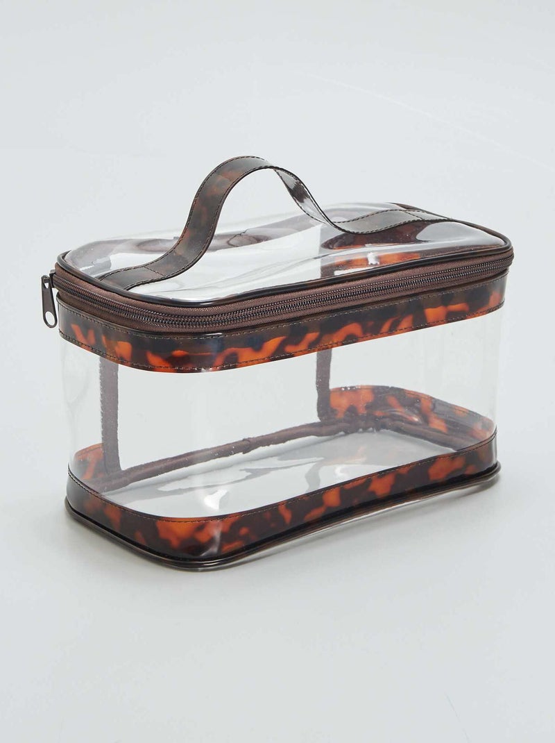 Beauty case trasparente BIANCO - Kiabi