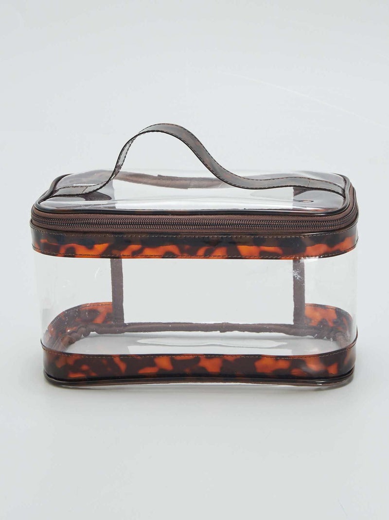Beauty Case Trasparente da Viaggio TSA Borsa Trasparente