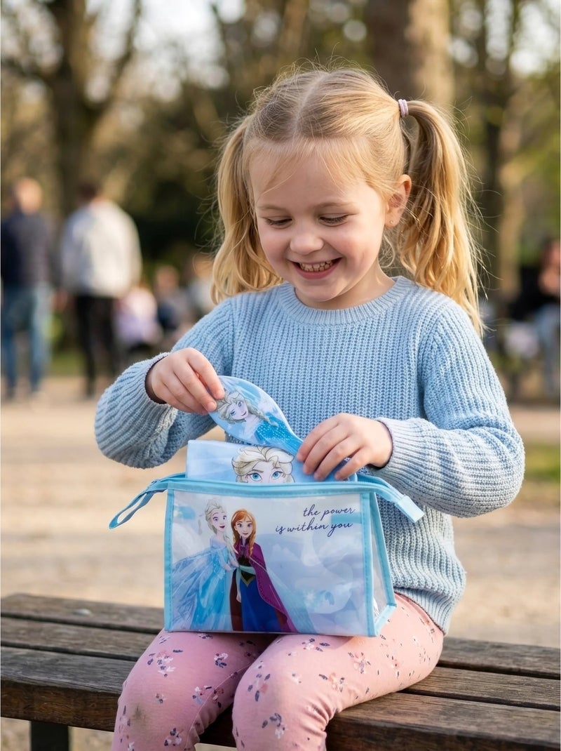 Beauty case trasparente con pettine e asciugamano disney Blu - Kiabi