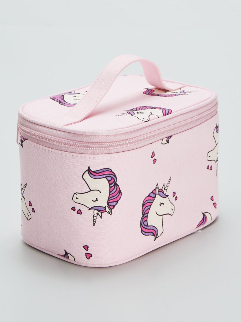 Beauty case unicorno ROSA - Kiabi