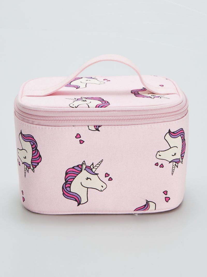 Beauty case unicorno ROSA - Kiabi