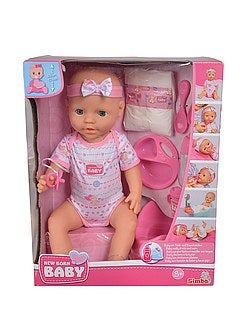 Bebè in plastica + set - Kiabi