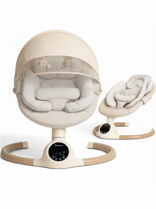 BEBE2LUXE ALPHA, Sdraietta dondolo automatico per neonato fino a 9 kg - Kiabi