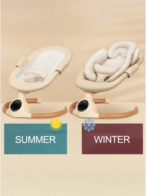 BEBE2LUXE ALPHA, Sdraietta dondolo automatico per neonato fino a 9 kg - Kiabi