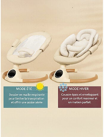 BEBE2LUXE ALPHA, Sdraietta dondolo automatico per neonato fino a 9 kg