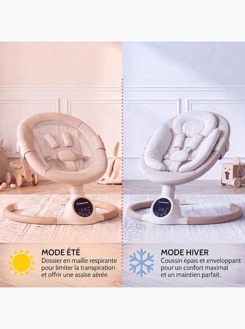BEBE2LUXE ALPHA, Sdraietta dondolo automatico per neonato fino a 9 kg - Kiabi BEBE2LUXE ALPHA, Sdraietta dondolo automatico per neonato fino a 9 kg - Kiabi