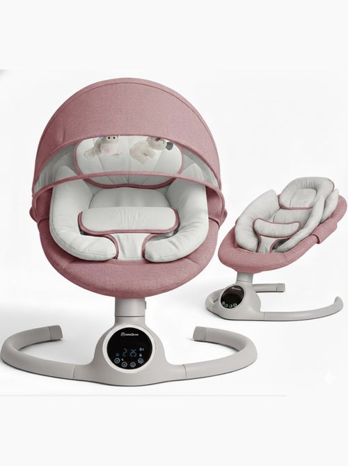 BEBE2LUXE ALPHA, Sdraietta dondolo automatico per neonato fino a 9 kg Viola - Kiabi BEBE2LUXE ALPHA, Sdraietta dondolo automatico per neonato fino a 9 kg Viola - Kiabi