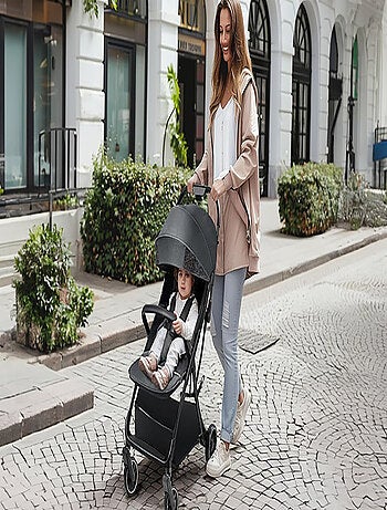 BEBE2LUXE Passeggino a canna Okto: compatto dalla nascita ai 4 anni