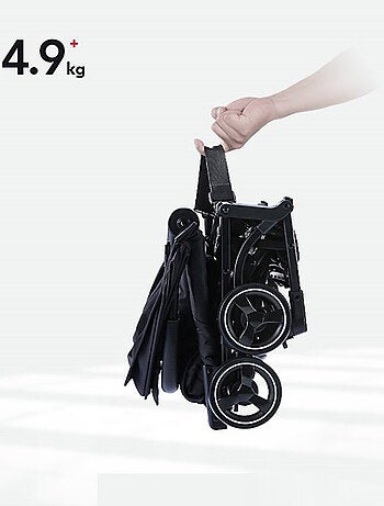 BEBE2LUXE PIKO Passeggino Leggero Compatto, Pieghevole, Reclinabile, 6 mesi-22 Kg Rosa