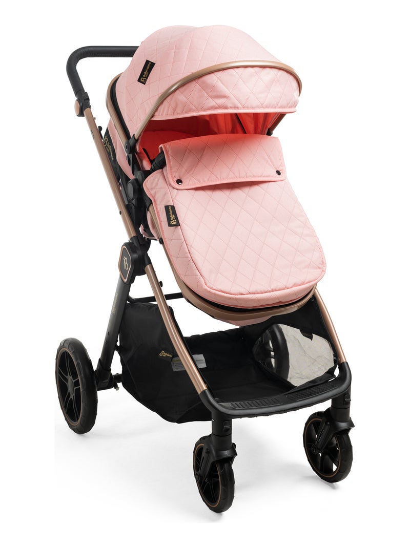 Bebelissimo -  Passeggino  0-22 kg (0-4 anni), - Iris Rosa - Kiabi