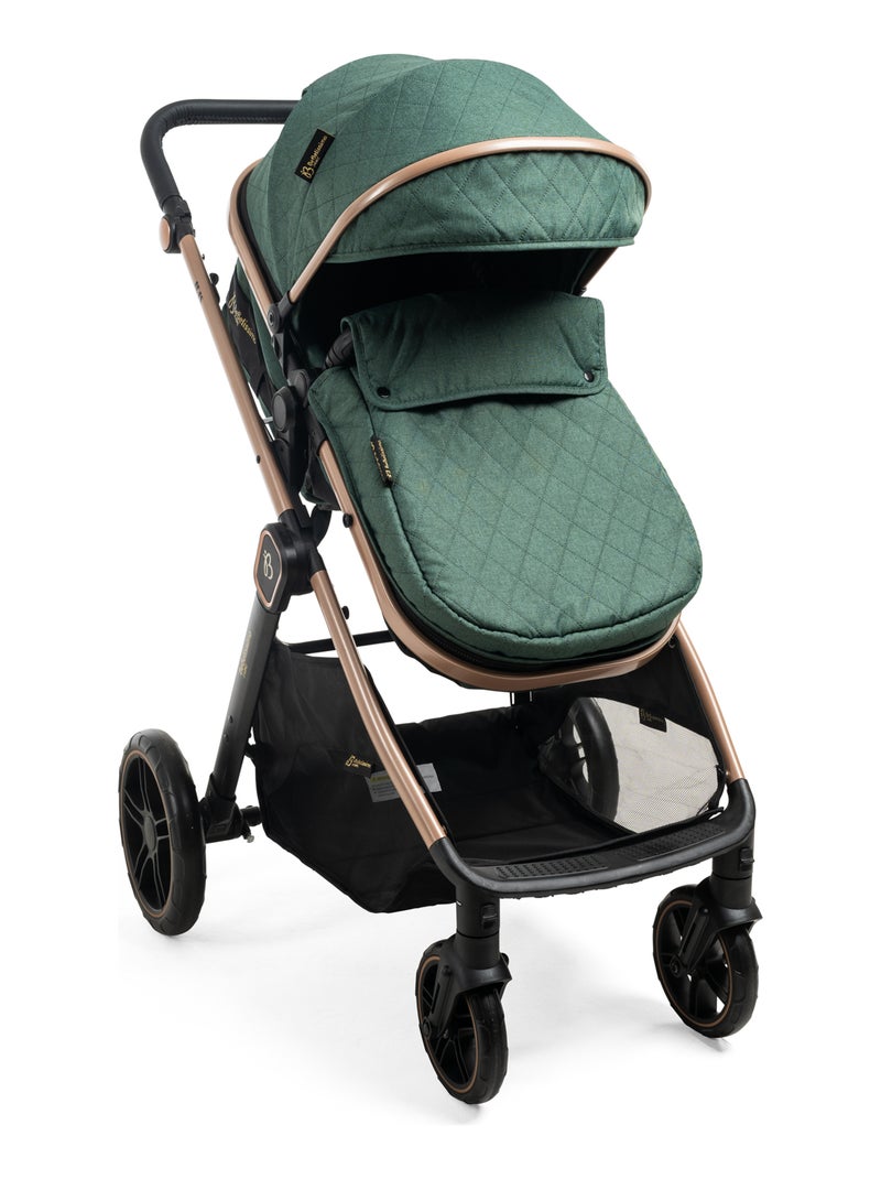 Bebelissimo -  Passeggino  0-22 kg (0-4 anni), - Iris Verde - Kiabi