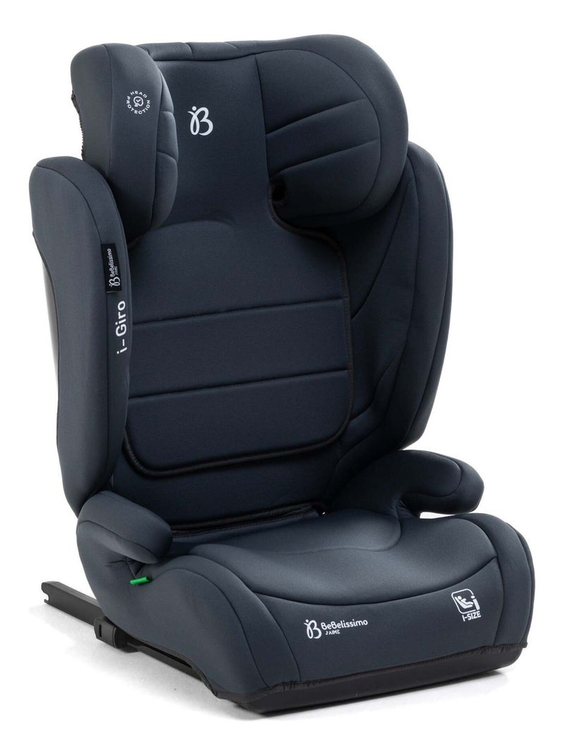 Bebelissimo - Seggiolino Auto  (100-150 cm),  Isofix- Giro Grigio antracite - Kiabi