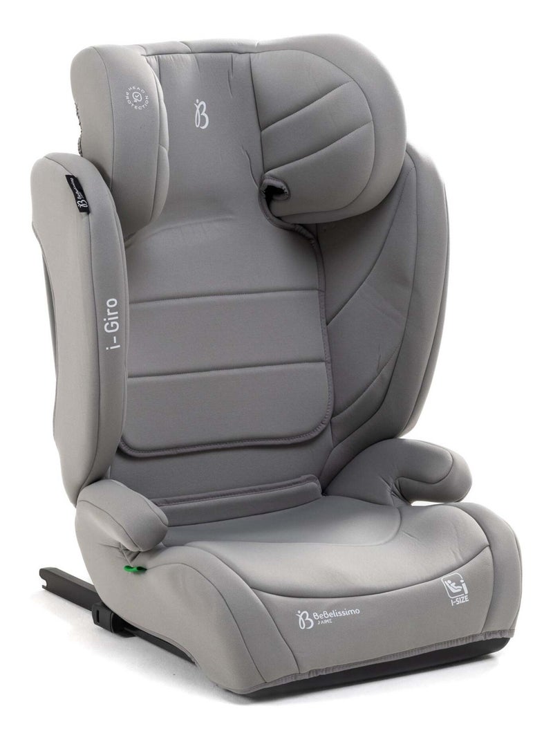 Bebelissimo - Seggiolino Auto  (100-150 cm),  Isofix- Giro Grigio argentato - Kiabi